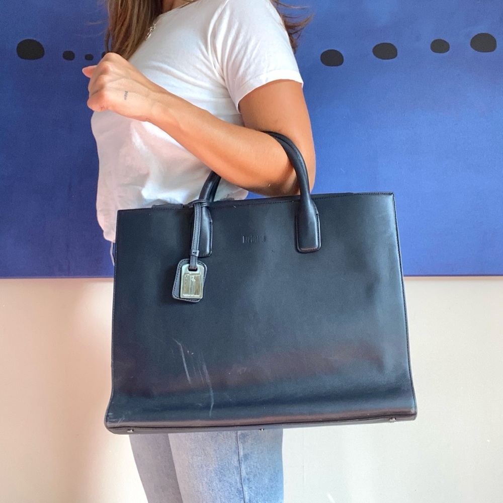 HARTMANN Leather Briefcase/Laptop Bag